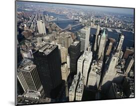 Lower Manhattan-David Jay Zimmerman-Mounted Photographic Print