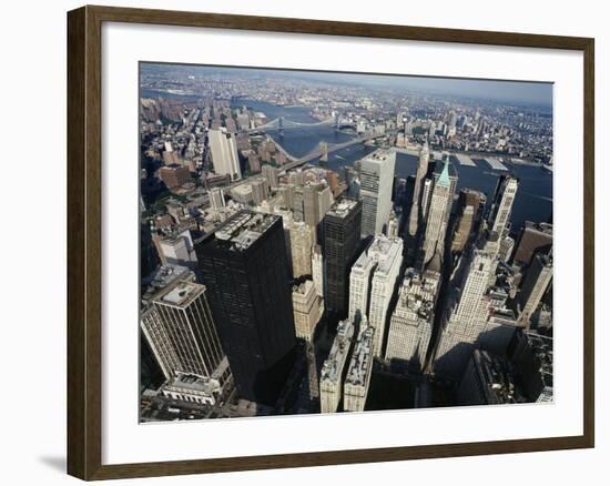 Lower Manhattan-David Jay Zimmerman-Framed Photographic Print