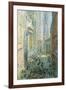 Lower Manhattan-Childe Hassam-Framed Art Print