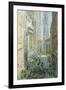 Lower Manhattan-Childe Hassam-Framed Art Print