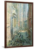 Lower Manhattan-Childe Hassam-Framed Art Print