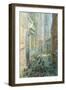 Lower Manhattan-Childe Hassam-Framed Art Print