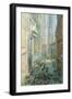 Lower Manhattan-Childe Hassam-Framed Art Print