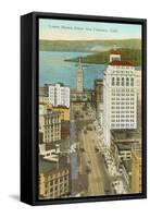 Lower Market Street, San Francisco, California-null-Framed Stretched Canvas