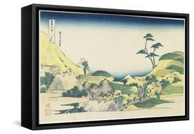 Lower Meguro, 1831-1834-Katsushika Hokusai-Framed Stretched Canvas