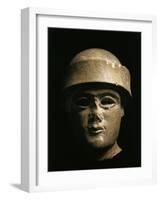 Lower Mesopotamia, Iraq, Head of a King of the Ur, Third Dynasty, Circa 2100-2000 B.C.-null-Framed Giclee Print