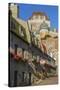 Lower old town with Chateau Frontenac, Quebec City, Quebec, Canada.-Jamie & Judy Wild-Stretched Canvas