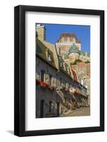 Lower old town with Chateau Frontenac, Quebec City, Quebec, Canada.-Jamie & Judy Wild-Framed Photographic Print