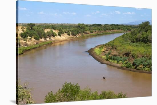 Lower Omo River, Turmi, South Omo, Ethiopia-Keren Su-Stretched Canvas