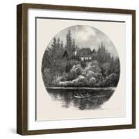 Lower Ottawa, Montebello, Home of Papineau, Canada, Nineteenth Century-null-Framed Giclee Print