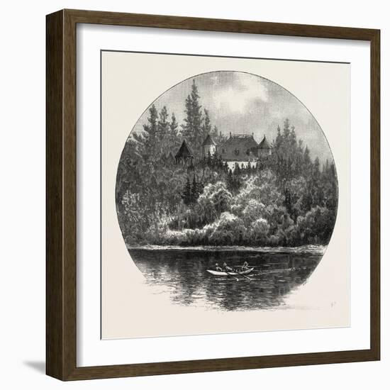 Lower Ottawa, Montebello, Home of Papineau, Canada, Nineteenth Century-null-Framed Giclee Print