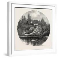 Lower Ottawa, Montebello, Home of Papineau, Canada, Nineteenth Century-null-Framed Giclee Print