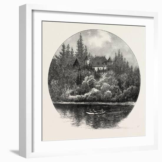 Lower Ottawa, Montebello, Home of Papineau, Canada, Nineteenth Century-null-Framed Giclee Print