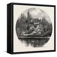 Lower Ottawa, Montebello, Home of Papineau, Canada, Nineteenth Century-null-Framed Stretched Canvas