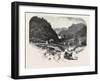 Lower Ottawa, Mountain Farm, Canada, Nineteenth Century-null-Framed Giclee Print