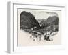 Lower Ottawa, Mountain Farm, Canada, Nineteenth Century-null-Framed Giclee Print