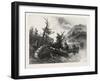 Lower Ottawa, on the Portage, Lake Comandeau, Canada, Nineteenth Century-null-Framed Giclee Print