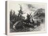 Lower Ottawa, on the Portage, Lake Comandeau, Canada, Nineteenth Century-null-Stretched Canvas