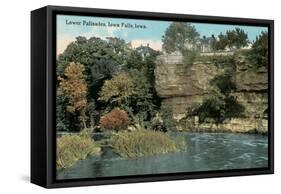 Lower Palisades, Iowa Falls-null-Framed Stretched Canvas