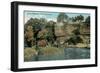 Lower Palisades, Iowa Falls-null-Framed Art Print