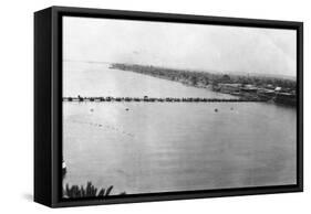 Lower Pontoon Bridge, Baghdad, Mesopotamia, Wwi, 1918-null-Framed Stretched Canvas