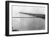 Lower Pontoon Bridge, Baghdad, Mesopotamia, Wwi, 1918-null-Framed Giclee Print