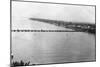 Lower Pontoon Bridge, Baghdad, Mesopotamia, Wwi, 1918-null-Mounted Giclee Print