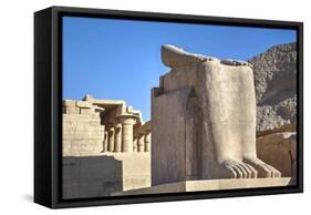 Lower Remains of the Colossus of Ramses Ii-Richard Maschmeyer-Framed Stretched Canvas