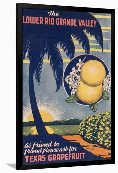 Lower Rio Grande Valley Grapefruit-null-Framed Art Print