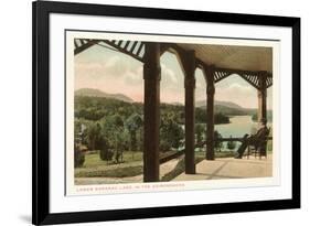 Lower Saranac Lake, Adirondacks, New York-null-Framed Premium Giclee Print