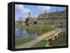 Lower Slaughter, the Cotswolds, Gloucestershire, England, UK, Europe-Roy Rainford-Framed Stretched Canvas