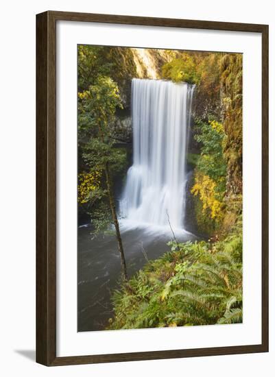 Lower South Falls, Silver Falls State Park, Oregon, USA-Jamie & Judy Wild-Framed Photographic Print