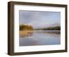 Lower Stillwater Lake in Autumn, Whitefish Range, Montana, USA-Chuck Haney-Framed Photographic Print