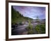 Lower Stillwater Lake in the Flathead National Forest, Montana, USA-Chuck Haney-Framed Photographic Print