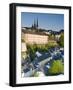 Lower Town, View of Grund, Luxembourg City, Luxembourg-Walter Bibikow-Framed Photographic Print