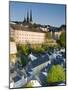 Lower Town, View of Grund, Luxembourg City, Luxembourg-Walter Bibikow-Mounted Photographic Print