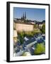 Lower Town, View of Grund, Luxembourg City, Luxembourg-Walter Bibikow-Framed Photographic Print