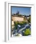 Lower Town, View of Grund, Luxembourg City, Luxembourg-Walter Bibikow-Framed Photographic Print