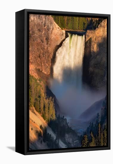 Lower Yellowstone Falls-Steve Gadomski-Framed Stretched Canvas