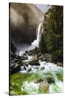 Lower Yosemite Falls, Yosemite National Park, Usa-Russ Bishop-Stretched Canvas