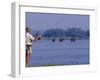 Lower Zambezi National Park, Fly-Fishing for Tiger Fish on the Zambezi River Against a Backdrop of -John Warburton-lee-Framed Photographic Print