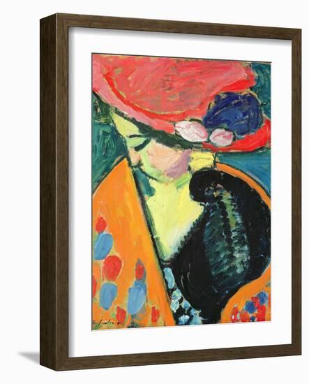 Lowered Head, 1909-Alexej Von Jawlensky-Framed Giclee Print