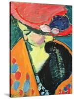 Lowered Head, 1909-Alexej Von Jawlensky-Stretched Canvas