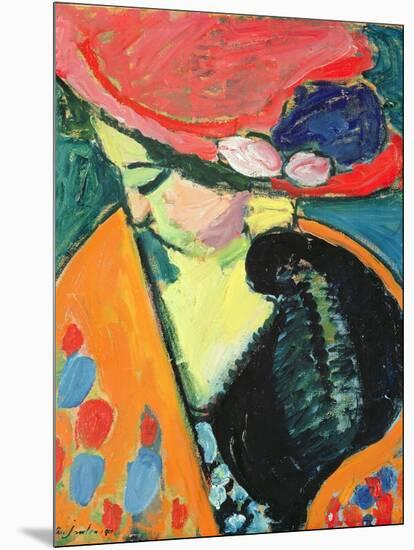 Lowered Head, 1909-Alexej Von Jawlensky-Mounted Giclee Print