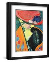 Lowered Head, 1909-Alexej Von Jawlensky-Framed Giclee Print