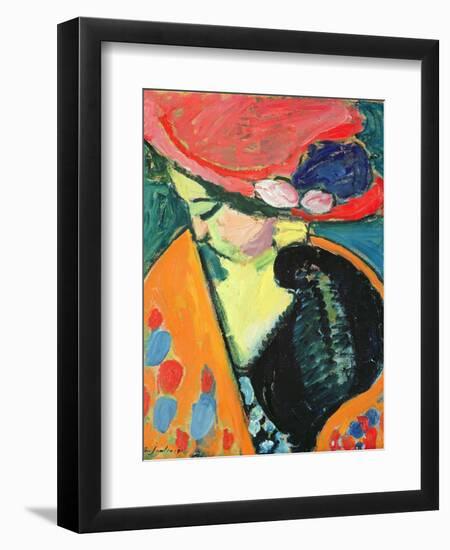 Lowered Head, 1909-Alexej Von Jawlensky-Framed Giclee Print