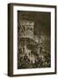 Lowering of the Life-Boats from the Titanic-null-Framed Giclee Print