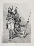 A Zemindar and a Puthan, 1844-Lowes Dickinson-Stretched Canvas