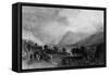 Lowes Water, Lake District-Thomas Allom-Framed Stretched Canvas