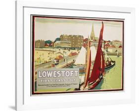 Lowestoft First Class Golf Poster-null-Framed Giclee Print